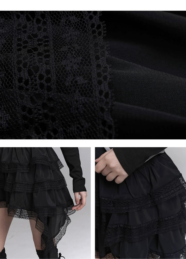 black shortcake skirt / LG1238