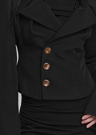 Black Short Jacket / LG1144