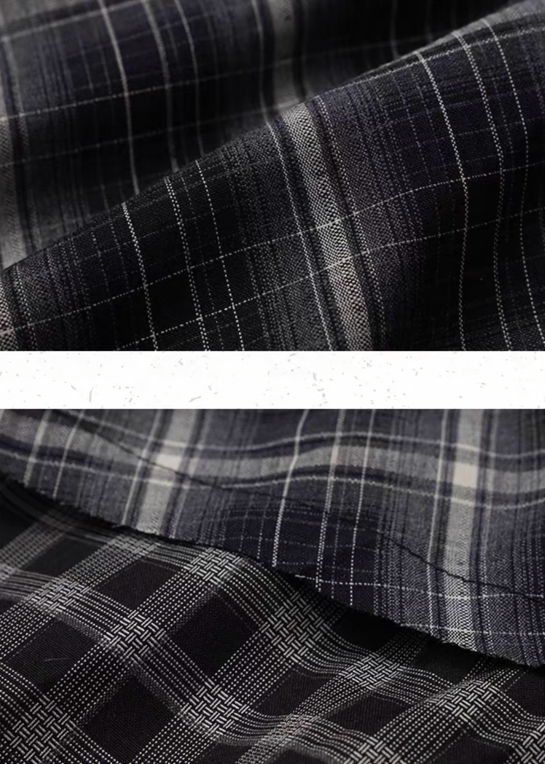 ASYMMETRIC CHECK DRAPE SKIRT / LG1424