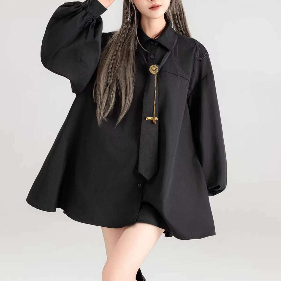 BUTTERFLY SHEER BACK SHIRT / LG1601