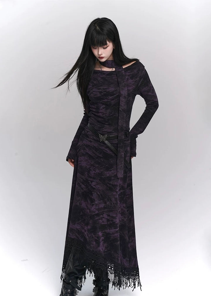 【即日配送】gothic purple dress / LG1175