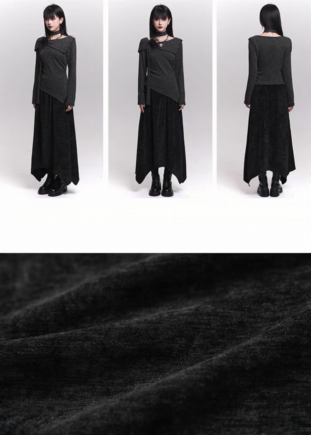 SHADOW LAYERED TWO-PIECE SET / LG1476