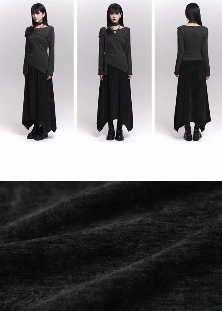 SHADOW LAYERED TWO-PIECE SET / LG1476