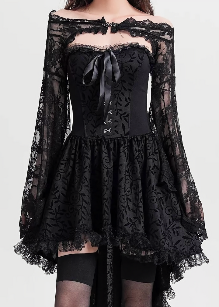 GOTHIC LACE FLARE BOLERO / LG1605