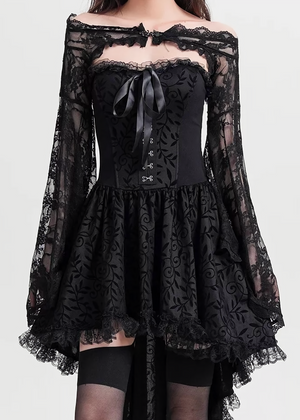 GOTHIC LACE FLARE BOLERO / LG1605