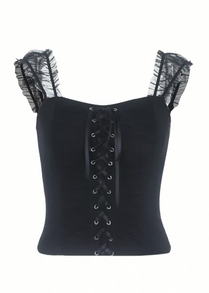 LACE CORSET CAMI TOP / LG1640