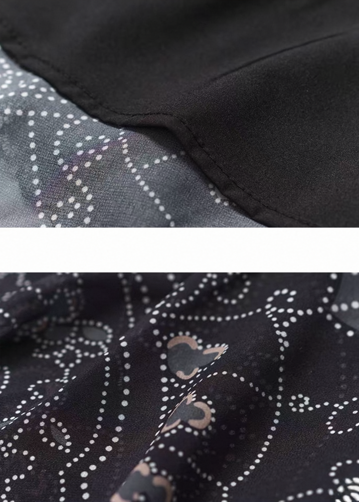 PAISLEY TIERED MIDI SKIRT / LG1499