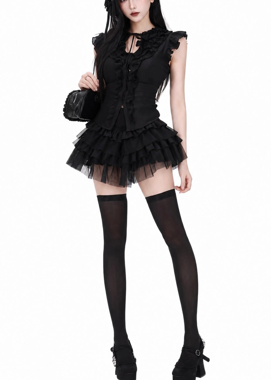 DARK FRILL TULLE SETUP / LG1648