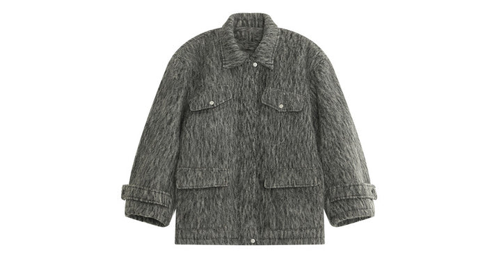 wool padded coat padded jacket / AS1170