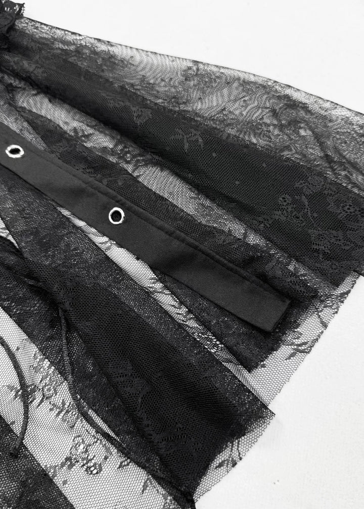 LACE GOTHIC LAYERED TOPS / LG1607