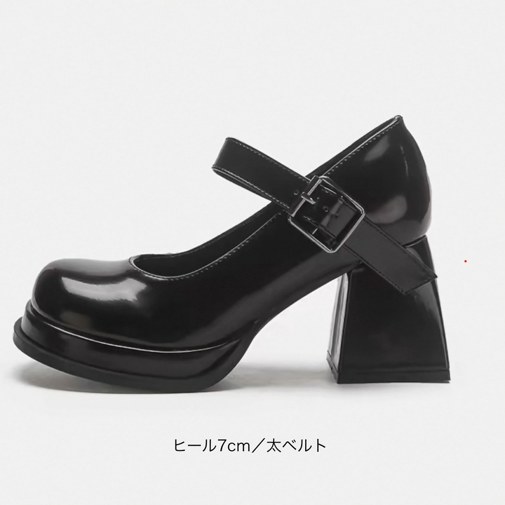 Gothic Mary Jane Pumps / V1161