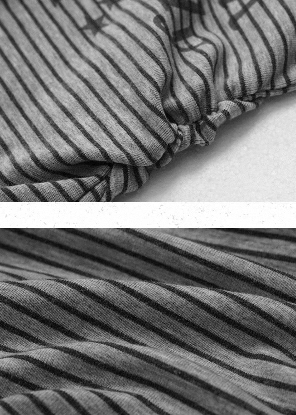 STRIPE OFF SHOULDER LONG TOP / LG1449