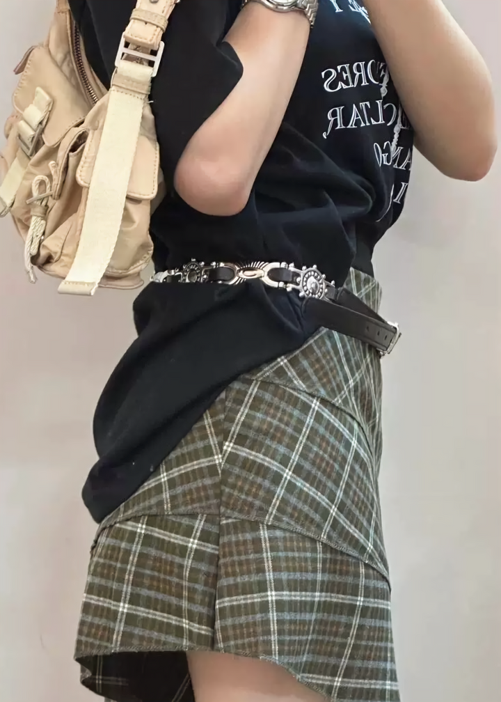 BOHEMIAN METAL BUCKLE BELT/A1136