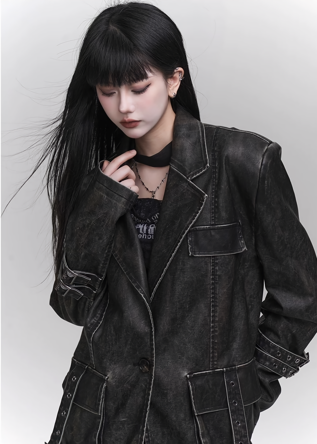 PU leather jacket / LG1148