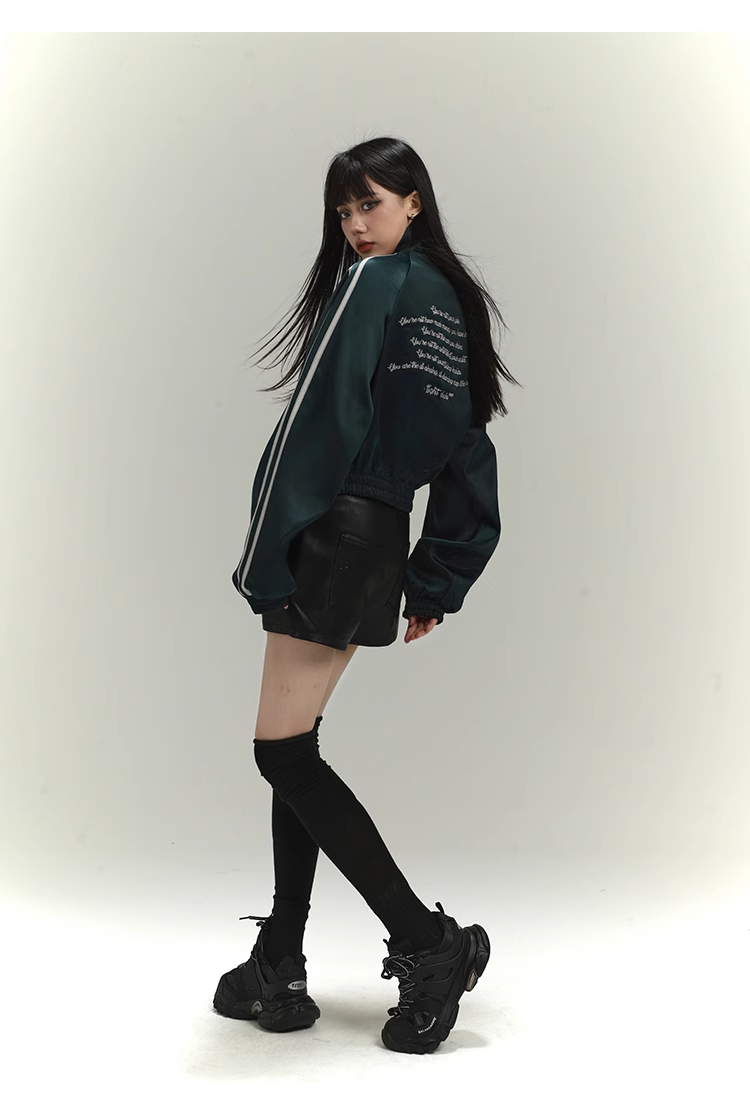 short baseball jacket / LG1103