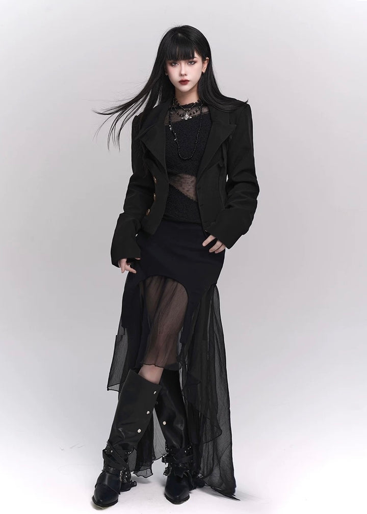 【당일 배송】Black Short Jacket / LG1144