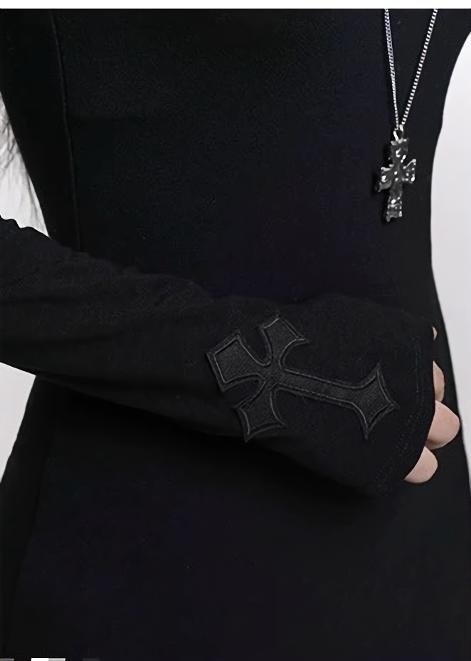 NOCTURNE CROSS LONG DRESS / LG1462_e4r