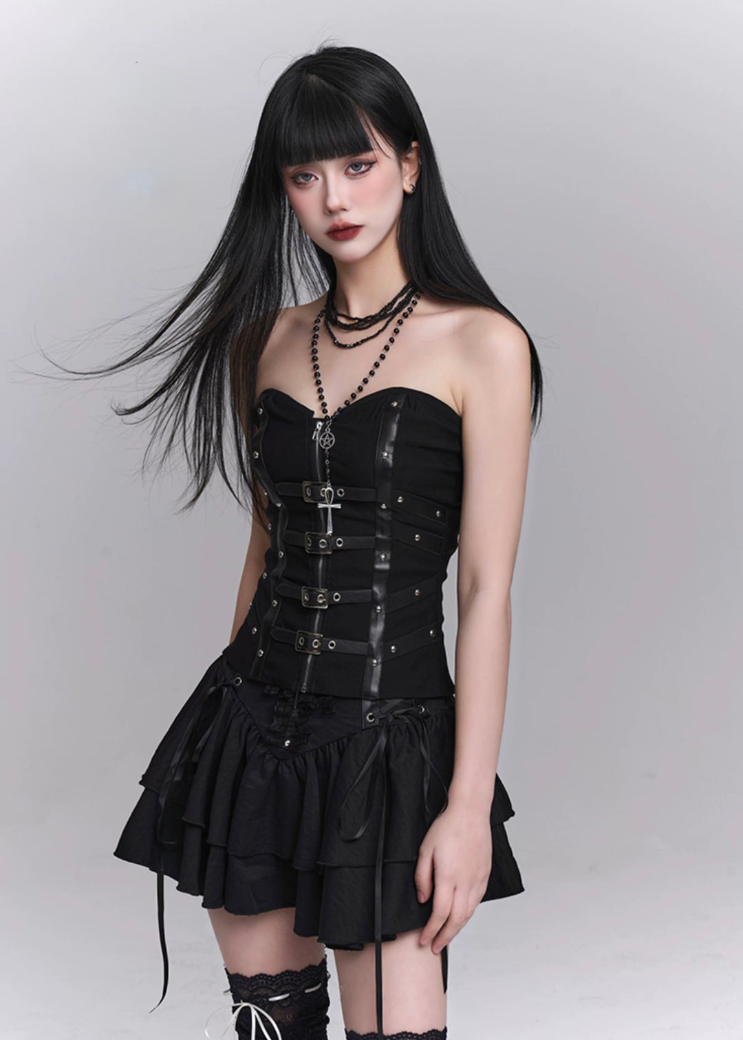 gothic belt corset wear / LG1244