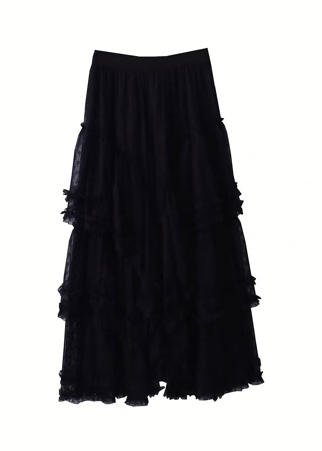 Layered Tulle Gothic Skirt / LG1507