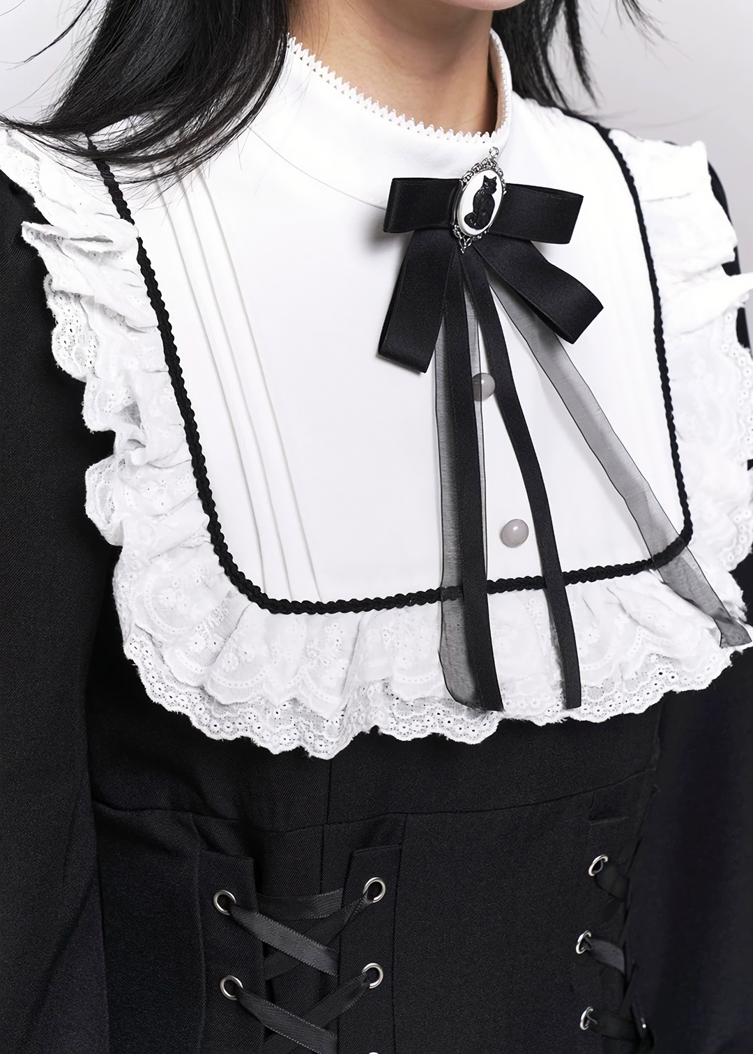 GOTHIC MAID LONG DRESS / LG1485