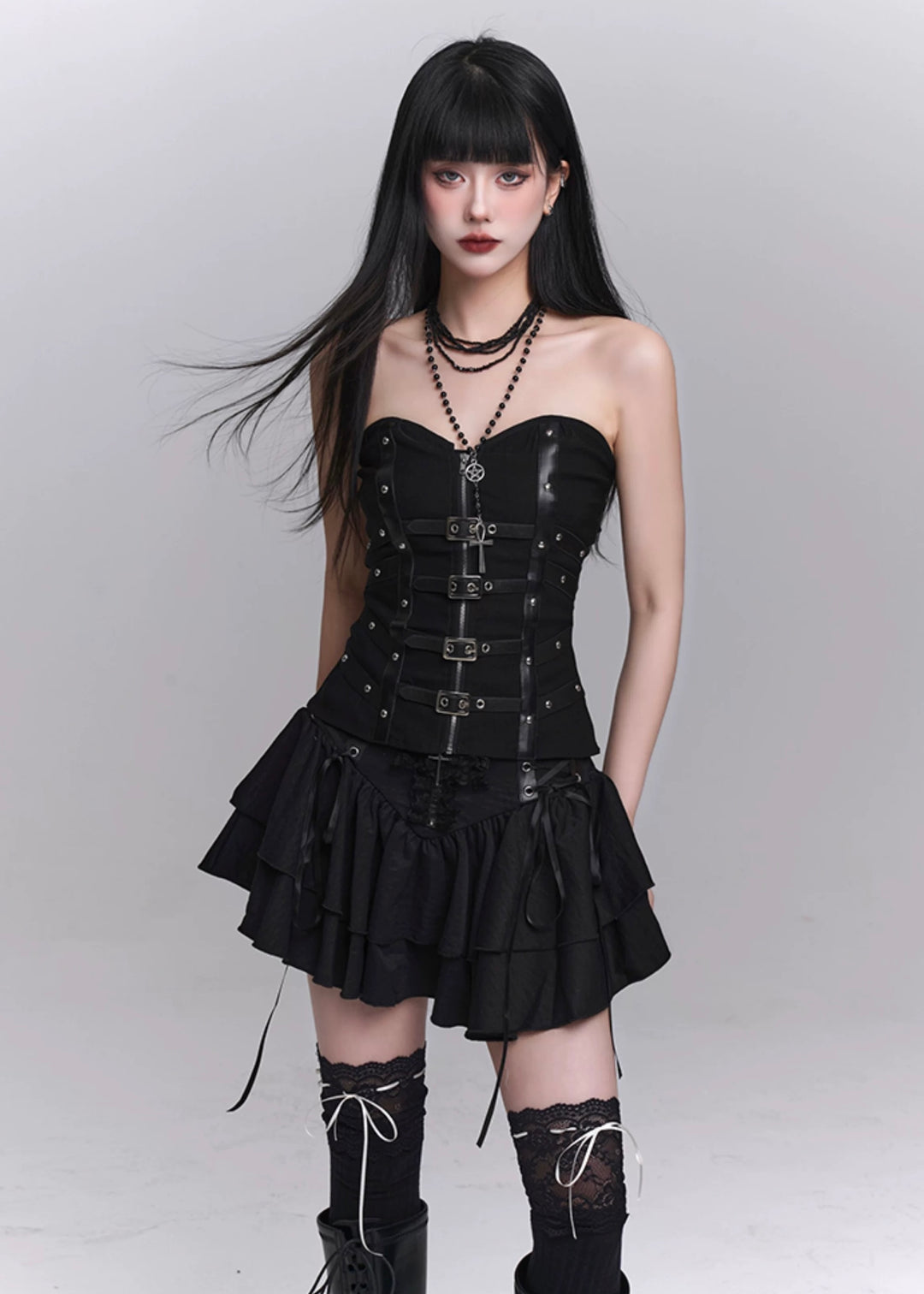 gothic belt corset wear / LG1244