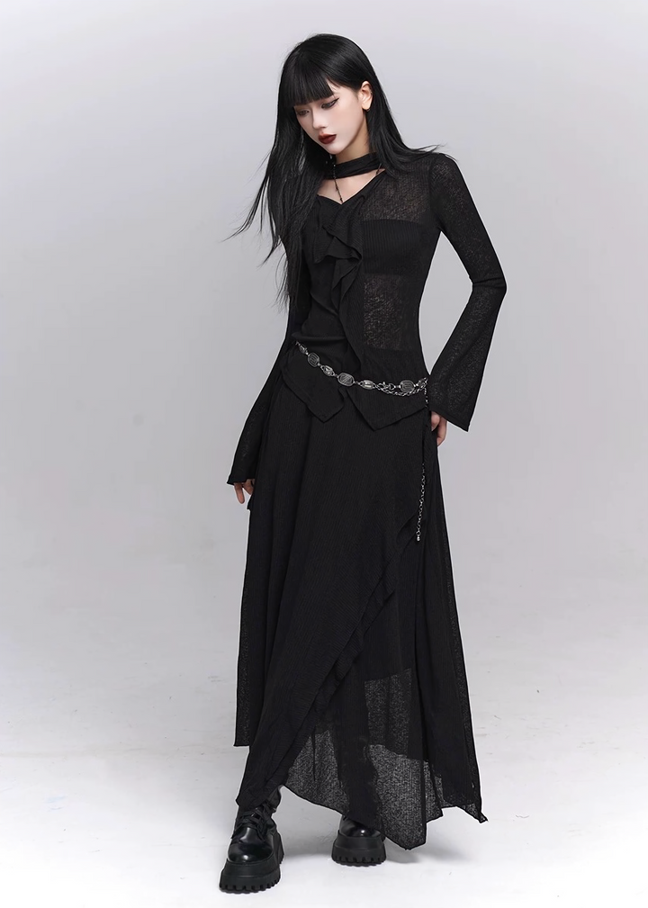 GOTHIC LAYERED TWO-PIECE SET / LG1554