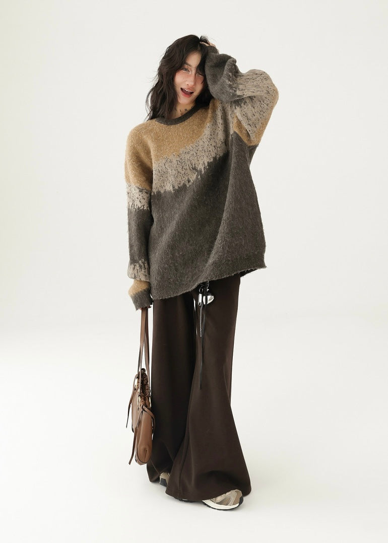 gradient knit sweater / AS1176