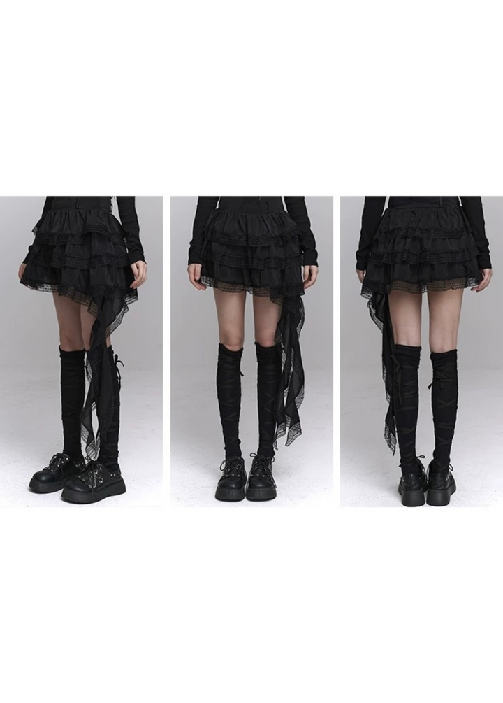 black shortcake skirt / LG1238