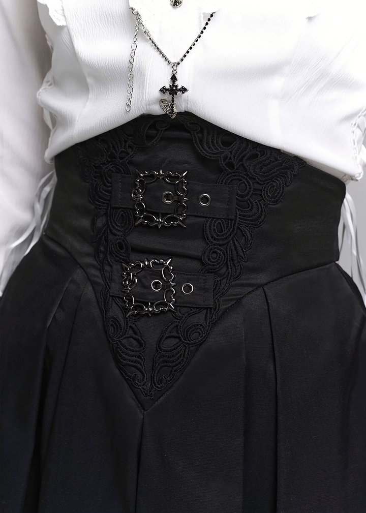 Classic Gothic Long Skirt Set