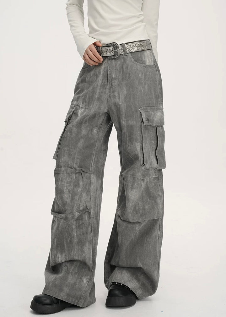 VINTAGE WASHED CARGO PANTS / LG1383