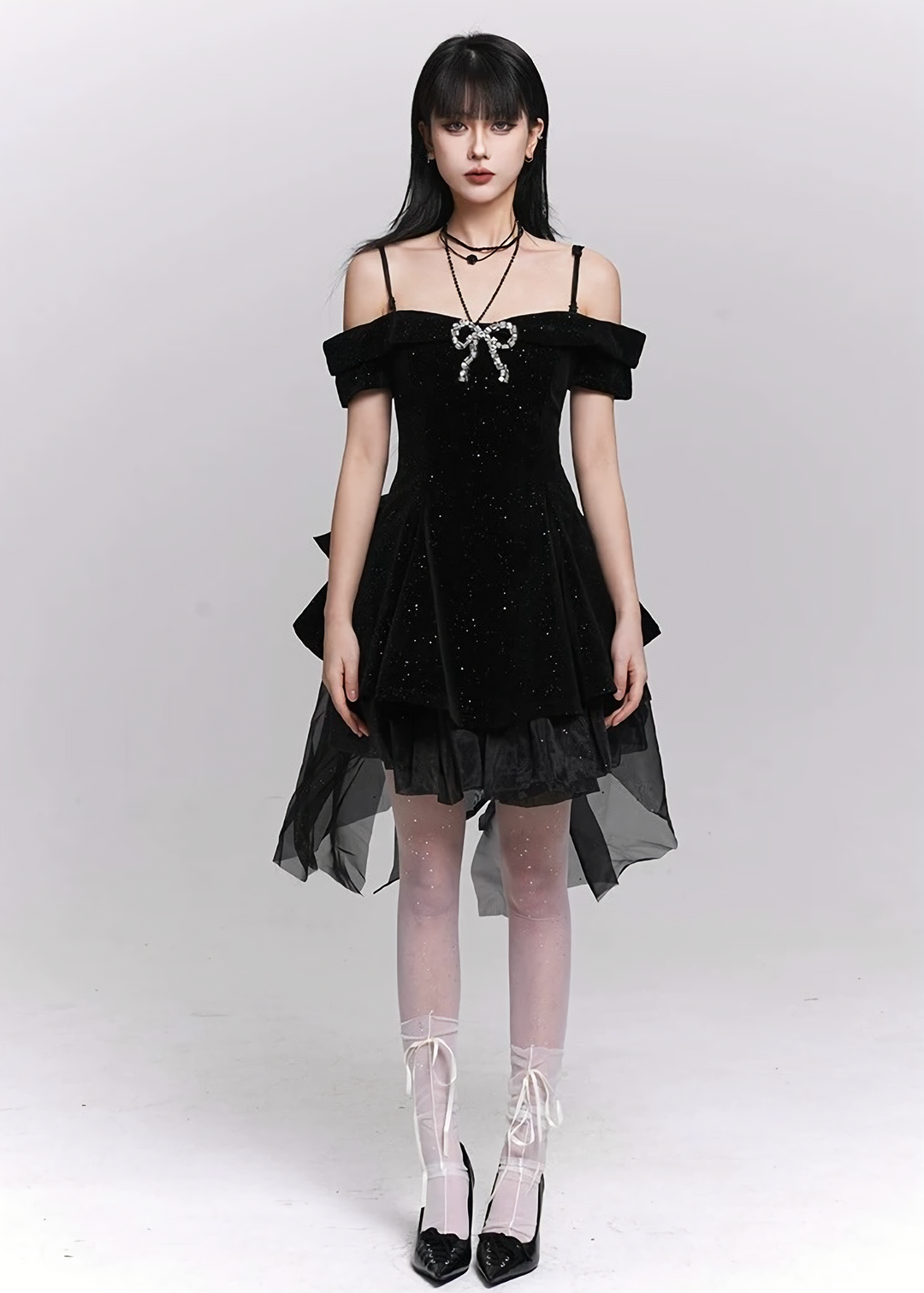 LVET BIJOU RIBBON DOLL DRESS / LG1483