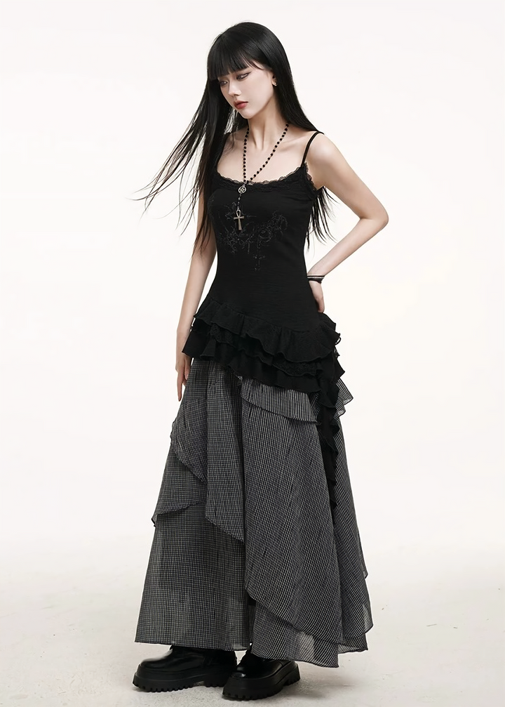 Ruffled hem camisole / lg1263