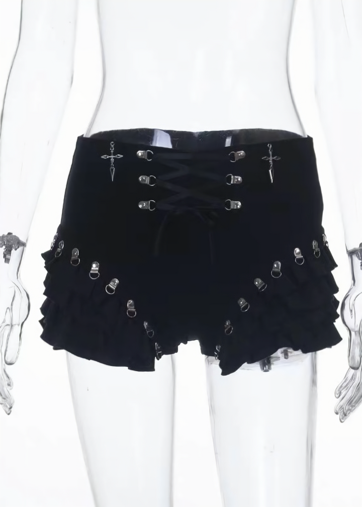 FRILL GOTHIC SHORT PANTS / LG1613
