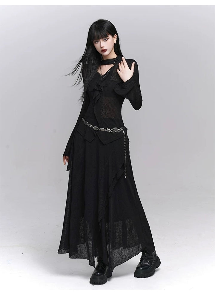 Sheer Gothic Layered Set-up/lg1346_e4r 