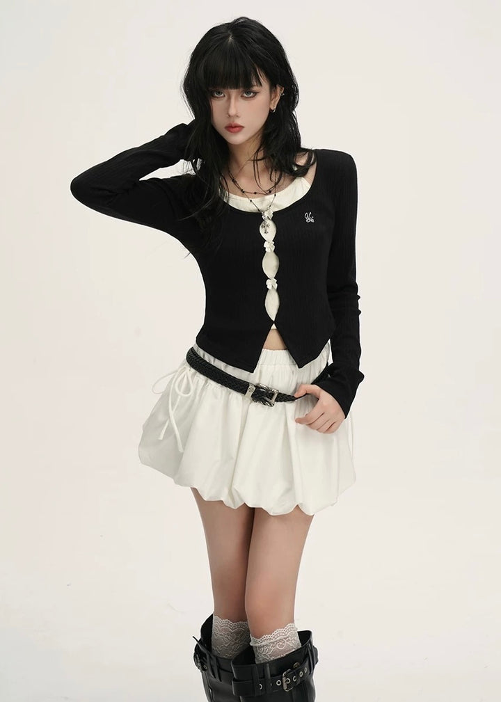 Balloon Mini Skirt / lg1377