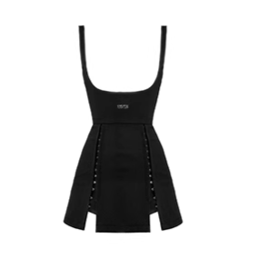 black short overalls/vo1118