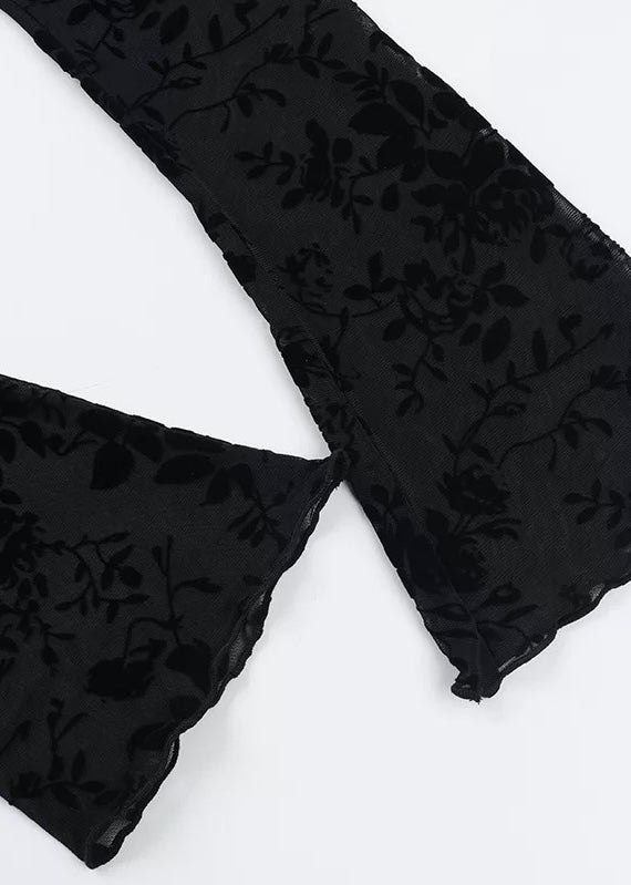 SHEER LACE GOTHIC CARDIGAN / LG1551