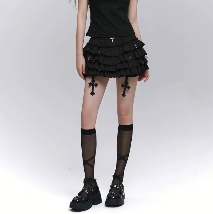 Gothic Strap Platform Shoes / v1135