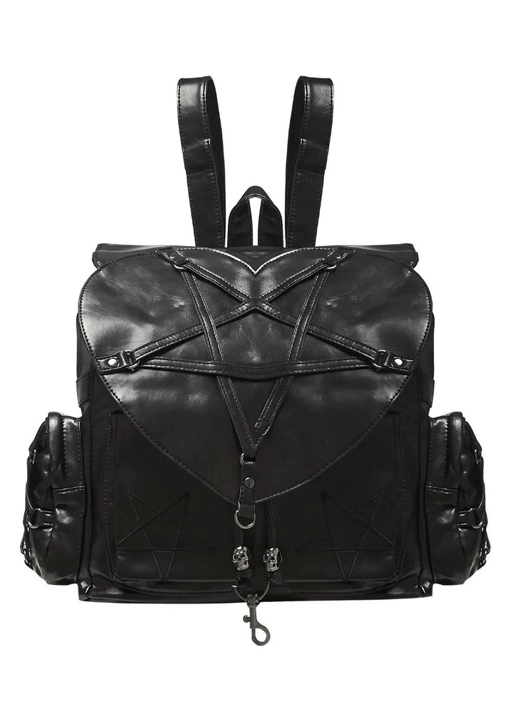 Gothic Lolita Love Pentagram Backpack / b1104