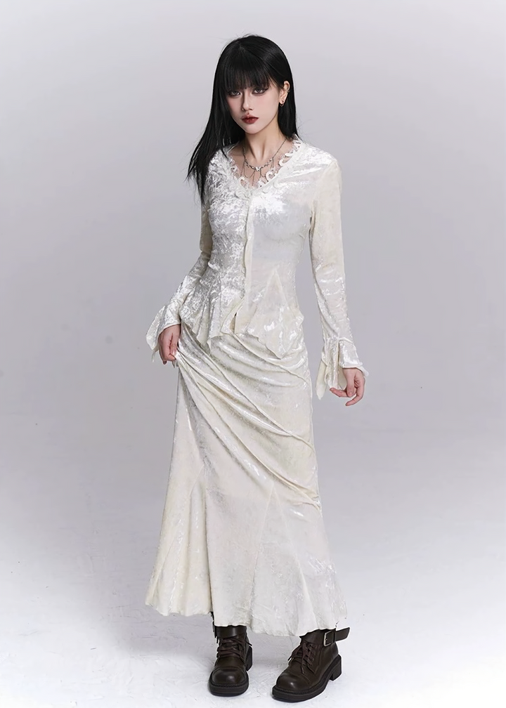 VELVET DRAPE 2PIECE SET / LG1532_e4r