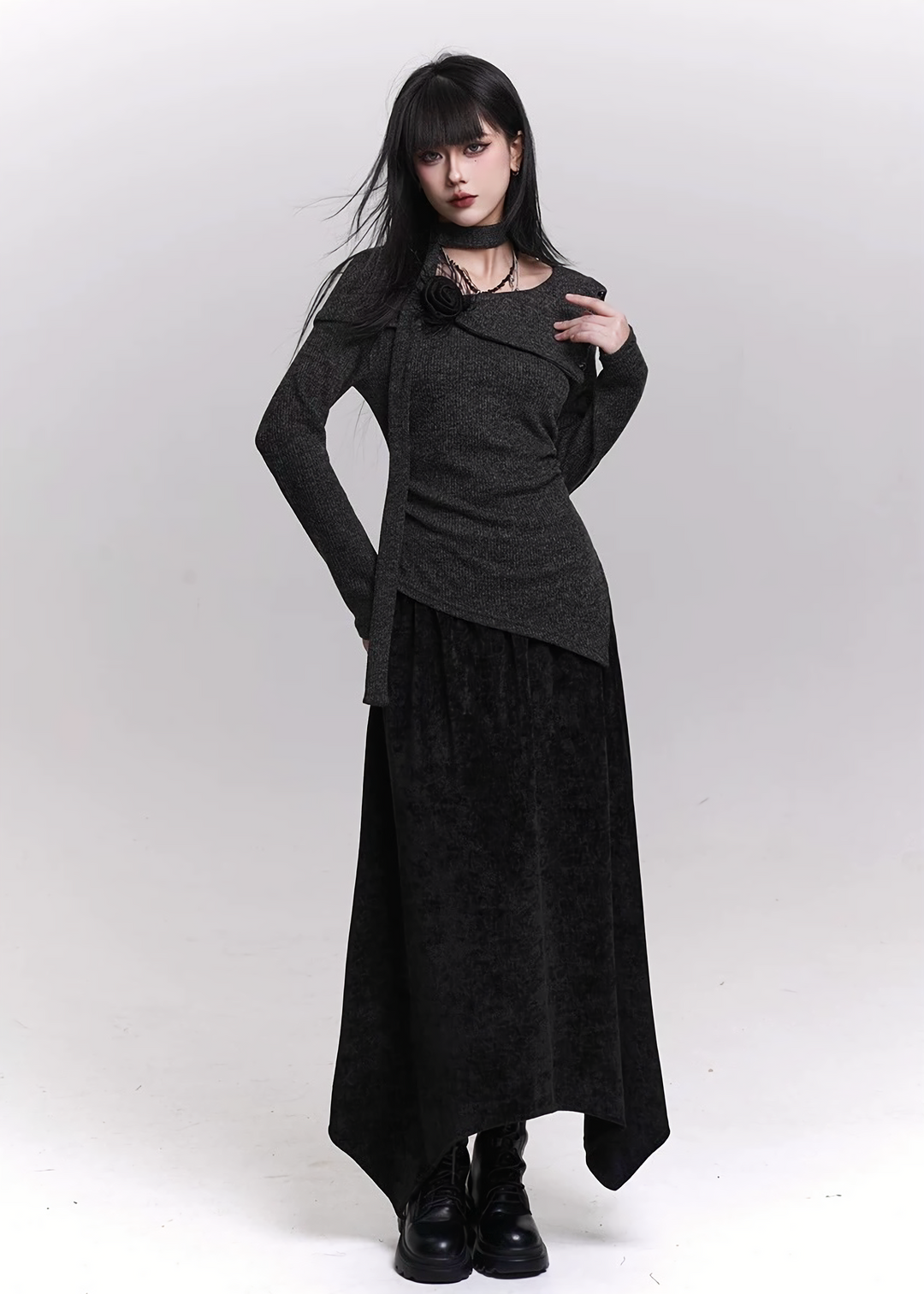 SHADOW LAYERED TWO-PIECE SET / LG1476