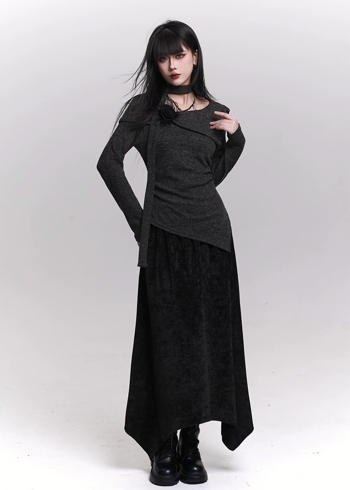 SHADOW LAYERED TWO-PIECE SET / LG1476