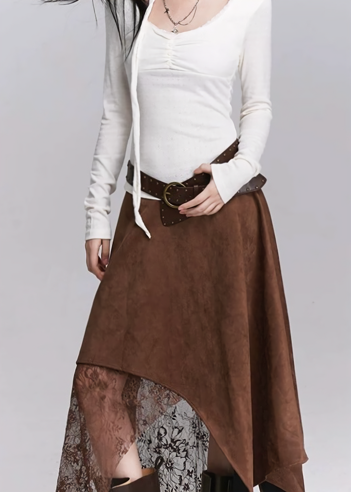 CHOKER GATHER TOPS /  LG1416