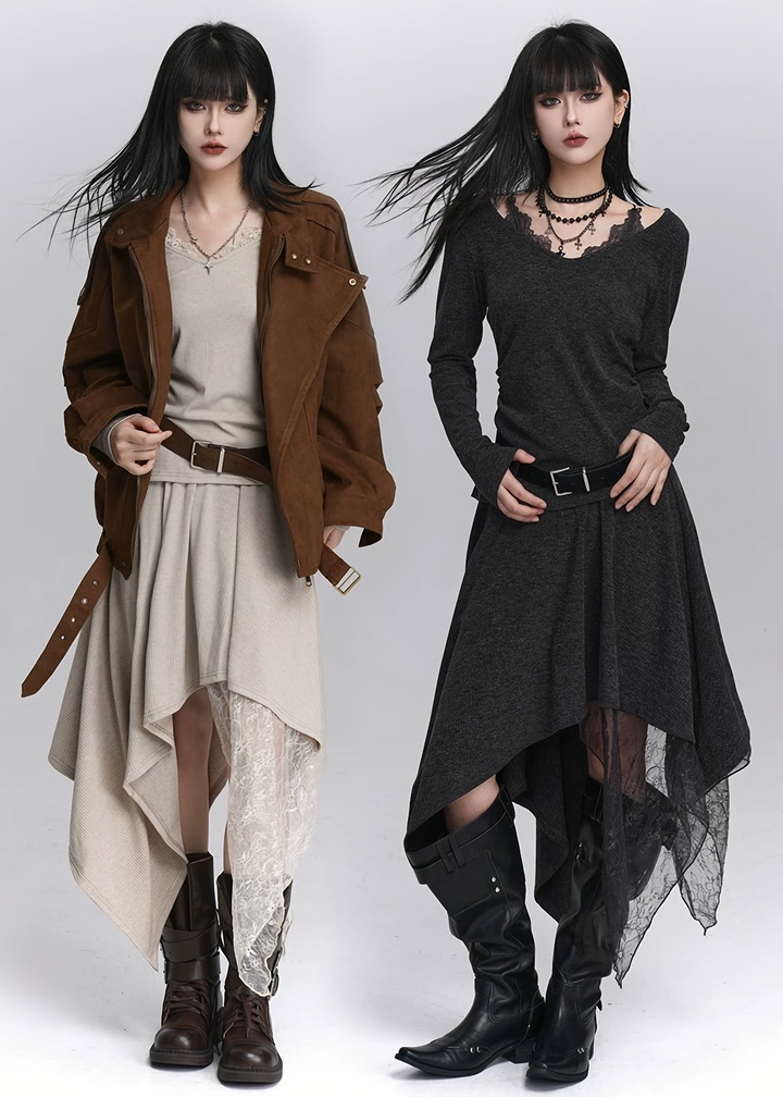 SHADOW LACE TWO-PIECE SET / LG1439