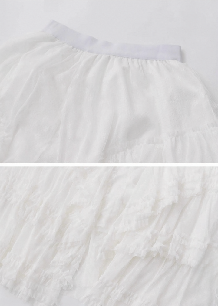 Layered Tulle Gothic Skirt / LG1507