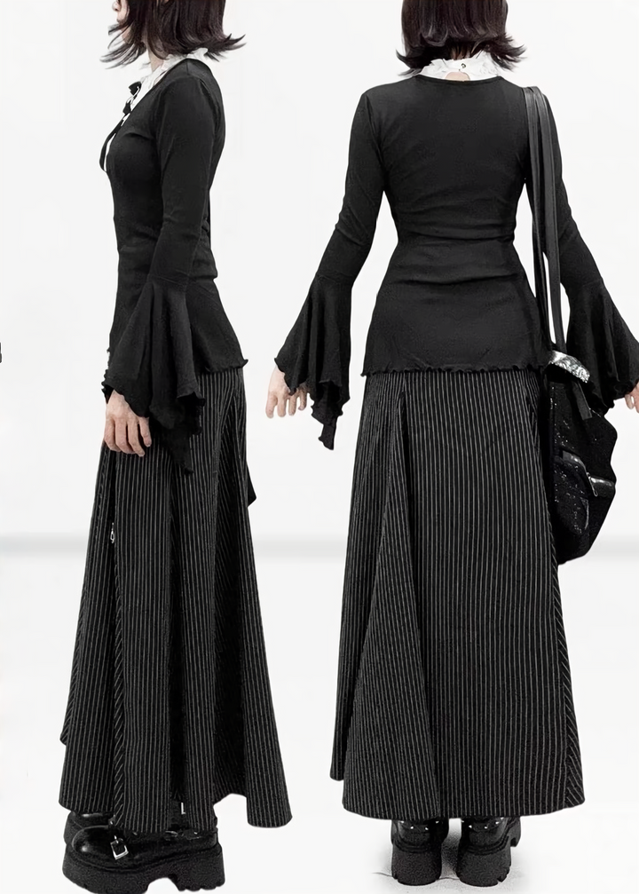 DARK LAYERED GOTHIC TOPS / LG1695