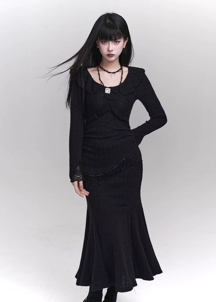 gothic mermaid dress / LG1161