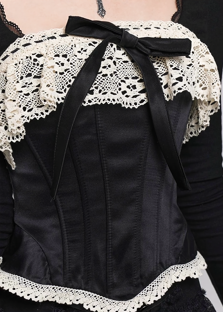 Gothic Lace Corset Bustier / LG1506