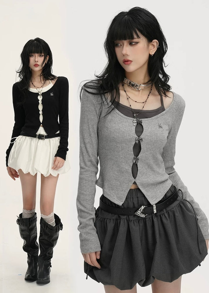 Front Hook Ribbon Tops / LG1376