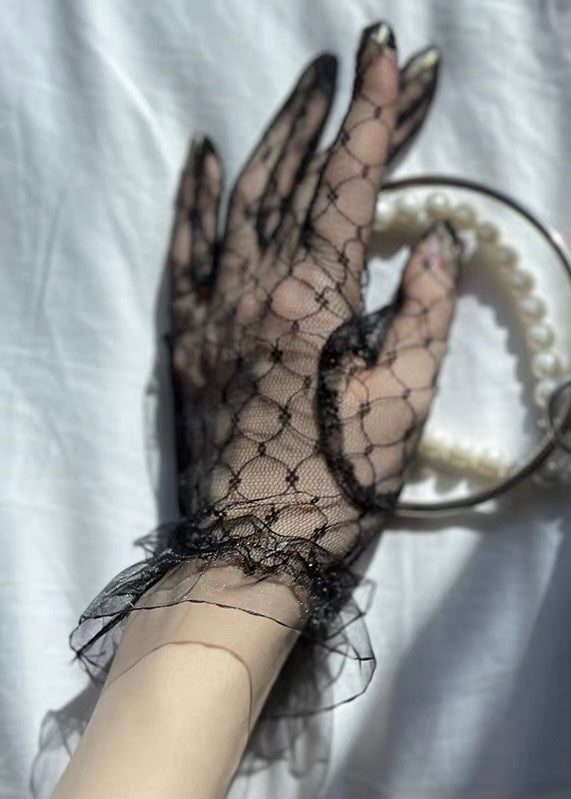 MIDNIGHT VEIL GLOVES / A1133_e4r